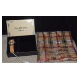 Marcel Drucker Nova Check Watch/Silk Scarf in