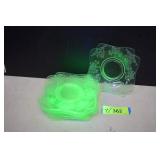 Seven Uranium Dessert Plates