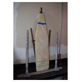 Antique Ironing Board and Dowels