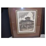 Steam Boat House,Signed & Numbered Framed Print