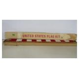 Vintage USA Flag Kit in Box - Flag is 58x33'