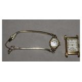 (2) 10K Rolled Gold Plate Bulova Watch & 10K Gold