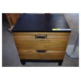 Two Drawer Bedroom End Table