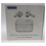 NEW Wireless Translator P200 Earbuds - White