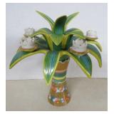 Goebel Ltd. Ed #261/5000 Palm Tree Candleholder
