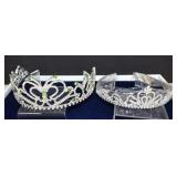 Two Lovely  New Rhinestone Tiaras