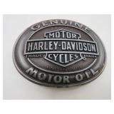 2014 Pewter Harley-Davidson Motor Oil Buckle
