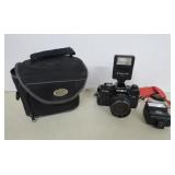 1981 Minolta X-700 35mm SLR Film Camera with Flash