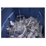 Large Assortment Of Metal Slat Board /Wall Hooks