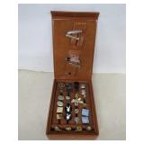 Box of Vintage Cufflinks, Tie Bars and Tie Tacks