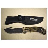 Camillus Fixed Blade Gut Hook Knife With Sheath