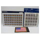 Three Complete 'America-Themed US Stamp Sets