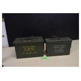 Two Vintage Ammo Cans