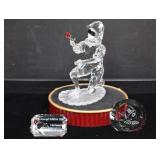 2001 Swarovski Crystal 'Masquerade' Harlequin