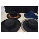 Four Ladies Fashion Hats