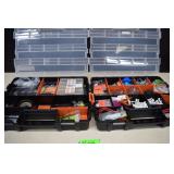 Lot of Misc. Hardware in Two Organizer Cases
