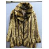 NEW Iman Faux Fur Ladies Coat - No Size on Tag