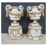 1930's Nippon Greek Revival Urns - Missing Lids