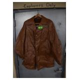 Men's Sears Leather Collection Jacket Size 44
