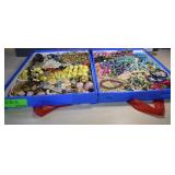 Two Trays Of Costume Jewelry -Trays Are Not