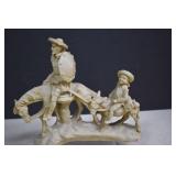 Vtg. A. Santini Resin Sculpture Of Don Quixoto &