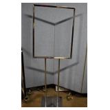 Heavy Duty Sign Holder On Stand 59x22'