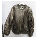 Forever 21 Black Satiny Jacket - Sz Large