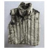 Men's Faux Fur Vest Jacket - No Size on Tag