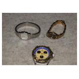 Two Seiko Quartz Watches & Watch Face Marked