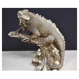 Very Detailed Resin Iguana Statue