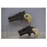 Two Vintage Toy Replicas Of Derringer Double