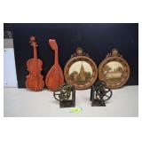 Gear Bookends, Metal Stringed Instrument &