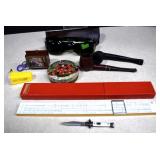 Vtg. Items,2- Dr. Grabow Pipes,Post Slide Rule,