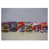 Six Johnny Lightning Die Cast on Cards