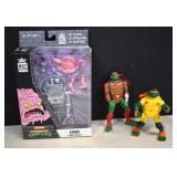2003 & 2006 Ninja Turtles & NIP Krang Bubble Walke