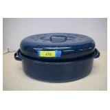 Large Enamel Ware Roaster
