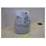 Vintage N.S. Gustin Co. Mouse Cookie Jar. Small
