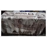 Oklahoma 100% Cotton Throw,61x45'