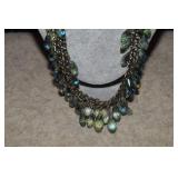 Park Lane Aurora Borealis Crystal Drops on Chain