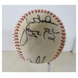 Bert Campaneri and Other Players Signed Baseball