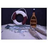 Fishing Themed Wall Decor and Fishing Weights