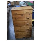 Five Drawer Solid Wood Chest 25'x14'x41'