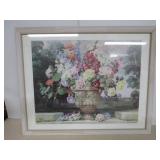 Framed Floral Print - 30x24.5'