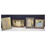 1920's Buzza Motto & Other Framed Lithograph