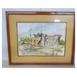 Herb Hess Watercolor - May be a Print - 24x19'