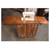Singer Machine with Cabinet - Storage Area