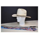 Stallion By Stetson Straw Hat (needs Cleaning) &