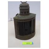 12' Antique Perko Perkins Brass Marine Lamp