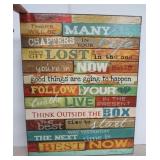 Inspirational Canvas Art - 20x16'