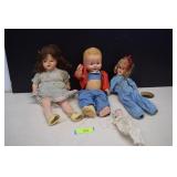 Four Dolls. Most in Poor Shape